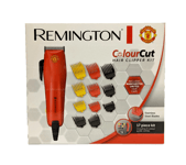 Remington Hair Clipper Kit ColourCut Manchester United Style 17 Piece Set Corded