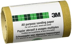 SandBlaster 3M 025120UK Rouleau de papier de verre Grain moyen P120 115 mm x 2,5 m