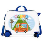 Roll Road Little Me Multicoloured Kids Rolling Suitcase 50x38x20 cm Rigid ABS Combination lock 34 Litre 2.1 Kg 4 Wheels Hand Luggage