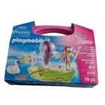 Playmobil Fairies Fairy Boat Carry Case 9105 19 Piece Set - New in Carry Case