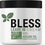 Bless leave in Cream & Conditioner  with Argan Oil For Curly Hair 450ML