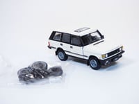 RANGE ROVER CLASSIC LSE blanc 1992 1/64 & roues Offroad