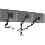 Duronic Monitor Arm Stand DM653 | Triple Gas-Powered PC Desk Mount | BLACK | Hei