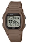 Casio Digital Brown Dual Time Resin Strap Quartz W-800H-5AV 100M Men's Watch