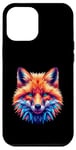 iPhone 12 Pro Max Fox Blue Eyes Animal Art Fox Lover Foxes Wild Animals Case