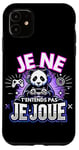 Coque pour iPhone 11 Panda Drôle Jeux Video Geek Gaming Gamer Panda