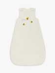 John Lewis Spotty Bee Baby Sleeping Bag, 2.5 Tog, Natural