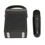 Karaoke Machine Set With RGB Light Rechargeable BT Speaker With 1 Wireless Mic F