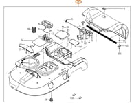 Même Temps Couvercle Superiorie Original WORX Robot Tondeuse WR141E