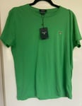 GANT Green Mens T-Shirt Regular Fit 42” Chest XS  new & tags