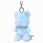 Claire's Porte-clés en peluche nounours bleu