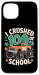 iPhone 13 100 Days of School T Rex Dinosaur Monster Truck Lover Case