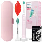 Philips Electric Toothbrush HX3651/11 Pink + 1 Extra Tip + Case