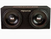 2 x 15 tuuman / 38cm DLE Full Force 5000W Koteloitu Subwoofer