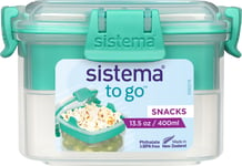 Sistema Snack To Go madkasse, 400 ml, teal