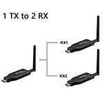 50m Wireless Video Extender Transmitter and Receiver Camera PC To TV Monitor