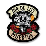 Dia De Los Muertos Sticker, Accessories