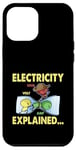 Coque pour iPhone 12 Pro Max Électricité expliquée Volt Ohm Amp Electrician Science