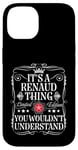 Coque pour iPhone 14 Le nom Renaud est un nom de Renaud que vous ne comprendriez pas