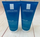 La Roche-Posay Effaclar Purifying Foaming Gel 2 x 200ml , Oily Sensitive skin