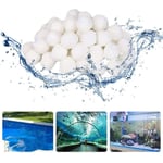 Boule filtrante de piscine 1300g, boule filtrante de piscine extérieure, filtre en fibre adapté au filtre à sable de piscine