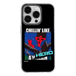 ERT GROUP mobile phone case for Iphone 14 PRO MAX original and officially Licensed Marvel pattern Spider Man 033 optimally adapted to the shape of the mobile phone, case made of TPU