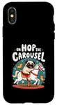 iPhone X/XS Pug Owner Pug Love On Hop The Carousel for Pug Lover Case