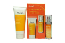 MURAD GLOW ON DEMAND GIFT SET 200ML CLEANSER + 30ML SERUM - WOMEN'S FOR HER. NEW