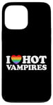 Coque pour iPhone 13 Pro Max J'aime Hot Vampire Funny Vampiric Blood Book Gay Fan Pride