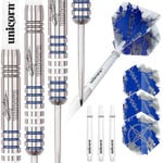 Unicorn Silver Star 80% Tungsten-Gary Anderson Fléchettes Homme, 25 g