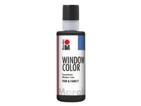 Marabu Window Color, Svart, Glasfärg, Vätska, 80 Ml, 1 Styck