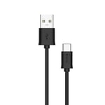 Pour Nokia 8 Sirocco : Câble Premium Usb-C Certifié Noir