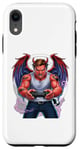 iPhone XR Battle Scarred Devil Angel Unleashed Power Tee. Case