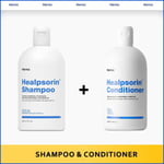 Psoriasis Shampoo & Conditioner  for Dry Scalp 500ml UK Dermz Hermz Healpsorin