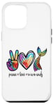 Coque pour iPhone 12 Pro Max Peace Love and Mermaids Cute Mermaid Amoureuse Fille