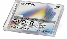 TDK - DVD-R - 4.7 Go 16x - surface imprimable - boîtier CD