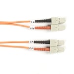 Black box BLACK BOX CONNECT OM2 50/125 MULTIMODE FIBER OPTIC PATCH CABLE - LSZH, SC-SC, ORANGE, 10-M (32.8-FT.) (FO50-LSZH-010M-SCSC)