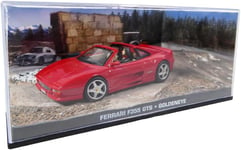 DIORAMA FERRARI F355 GTS JAMES BOND 007 FILM GOLDENEYE 1:43 UNIVERSAL HOBBIES