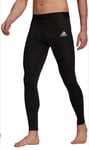 Adidas Men Tech-Fit Long Tights Pant GU4904 Black Size Medium 