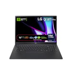 LG gram Pro 2024 16Z90SP 16 inch Ultra-Lightweight OLED Laptop, Intel Core Ultra 7 Processor up to 4.8GHz, NVIDIA Geforce RTX 3050, 16GB RAM, 1TB SSD, Windows 11 Home (Obsidian Black)