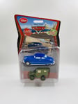 RARE Disney Pixar Classic Collection Series 4 Sarge And Doc Hudson Double NEW