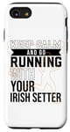 Coque pour iPhone SE (2020) / 7 / 8 Jogger avec un setter rouge irlandais