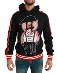 Dolce & Gabbana à Capuche Noir Pull Cochon Of The Year IT44/ US34/ XS