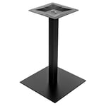 EXCLUSIVE Square Black Matt Contract Table Base, 45cm