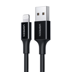 Ugreen USB Till Lightning 2m Kabel MFi 2.4A US155 - Svart