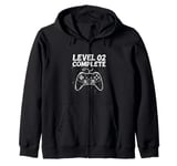 LEVEL 02 COMPLETE Gaming Milestone Zip Hoodie