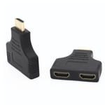 Adaptateur double HDMI avec 1 entrée mâle vers 2 sortie femelle