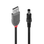 Lindy 70268 USB-kabel USB 2.0 1,5 m USB A DC Sort