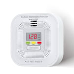 Carbon Monoxide Detector CO Alarm with 10 Year Sealed Battery LCD Digital Display and Sound Warning for Home Office safety EN50291