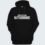 Official Player Unknowns BattleGrounds Black Hoodie, Medium Black Hoodie